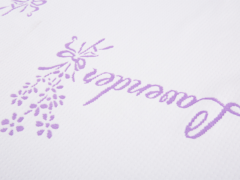 Lavender mattress fabric 